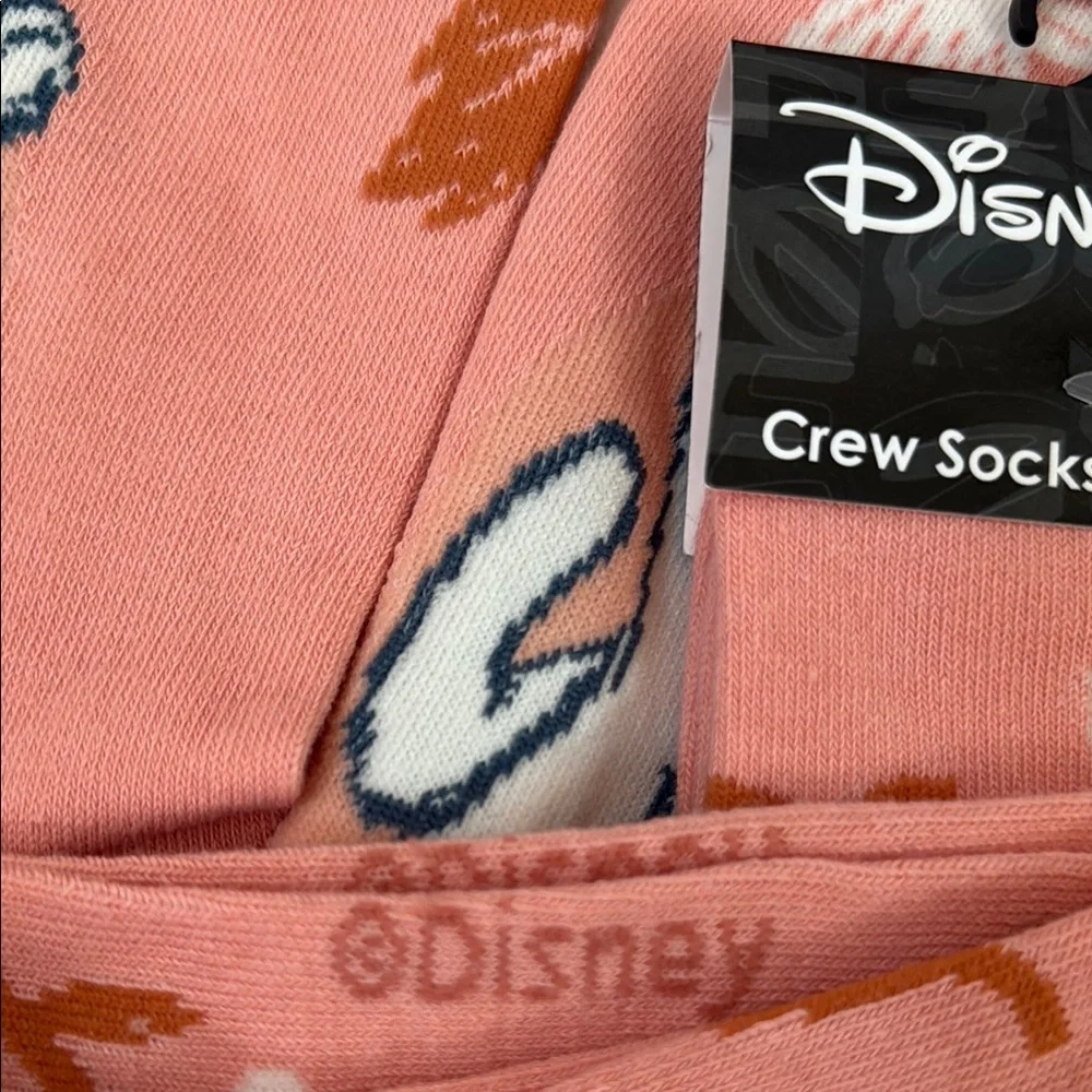 Disney “Winnie The Pooh” Bear and Floral Crew Socks